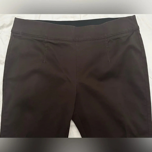 Trademark Chocolate Brown Straight Leg Pants Size 16 - Picture 2 of 5